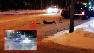 Sərxoş “Prius” sürücüsünü qovan yol polisi maşınları toqquşdu; 2 yaralı var - VİDEO 