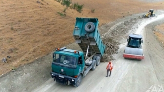 Siyəzən rayonunda 27 kilometrlik avtomobil yolu yenidən qurulur  - FOTO