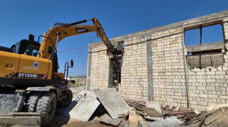 Şamaxıda qanunsuz tikintinin qarşısı alınıb - FOTO