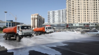 Bu gün Bakıda 544 küçə dezinfeksiya edildi