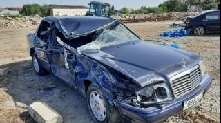 Kürdəmirdə yol qəzası olub, xəsarət alanlar var  - FOTO