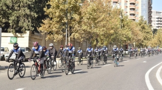 Zəfər Gününə həsr olunmuş veloyürüş təşkil edilib