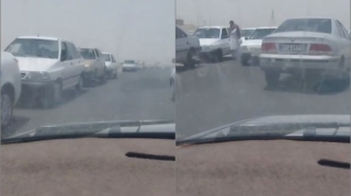 İranda insanlar yanacaq almaq üçün uzun növbələrdə gözləyir  - VİDEO