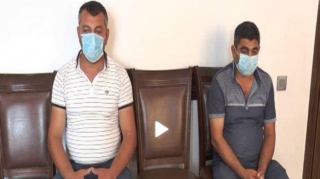 Balakəndə qonur ayı balalarını satmaq istəyən şəxslər saxlanılıb - FOTO 