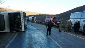 İstanbuldan gələn avtobus aşdı, 30 yaralı var - Çoxu naxçıvanlıdır