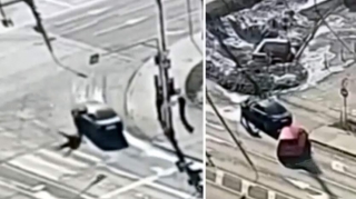 Yol polisini kapotda sürüyən vəsiqəsiz şəxs film kimi hadisə törətdi - VİDEO 