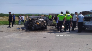 Ucarda ata və oğulun avtomobilləri toqquşdu, ata öldü, oğul ağır xəsarət aldı   - FOTO - YENİLƏNİB