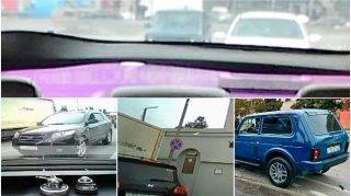 Bakıda “Niva” sürücüsü zəncirvari qəza törətdi; hadisə kameraya düşdü   - VİDEO