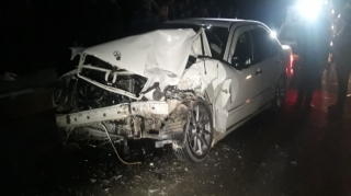 Zaqatalada minik avtomobili körpüdən aşıb, xəsarət alan var 