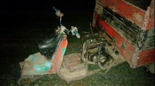 Yevlaxda avtomobil motosikletlə toqquşub, xəsarət alan var