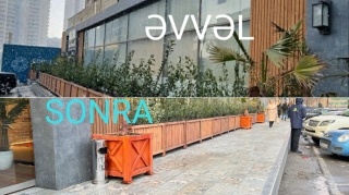 Dövlət binasının yaxınlığında səki zəbt edilmişdi - BŞİH özbaşınalığa son qoydu - FOTO - YENİLƏNİB 