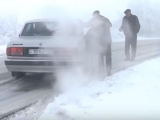 Yollar buz bağlayıb - VİDEO