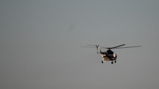 Füzulidə açıq ərazi yanır, helikopter cəlb olunub 