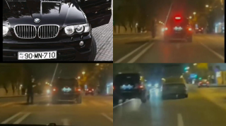 Piyadanı ölümlə üz-üzə qoyan avtomobil sürücüsü: 90-MN-710  - VİDEO