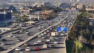 Bakı-Sumqayıt yolundakı tıxacın səbəbi bilindi – VİDEO 