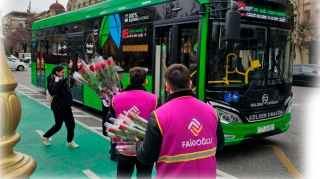 “Xaliq Faiqoğlu” sərnişinlərini belə sevindirdi - FOTOLAR 