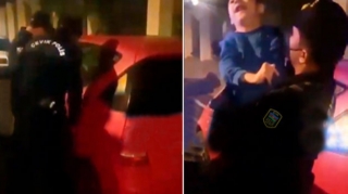 Bakıda əlil azyaşlını maşında bağladılar; köməyə polislər gəldi - ŞOK VİDEO 