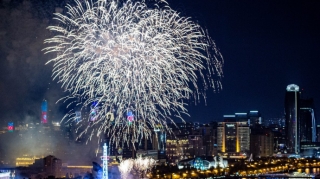 Dənizkənarı Milli Parkda Zəfər Günü  münasibətilə atəşfəşanlıq keçirilir