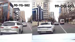 Sürücü fəryad etdi: Elə bil yoncalıqda maşın sürürlər  - VİDEO