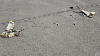 Naxçıvan aeroprotuna düşən dronun qalıqları - FOTOLAR 