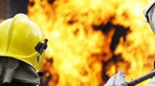 Beyləqanda anbar yanıb