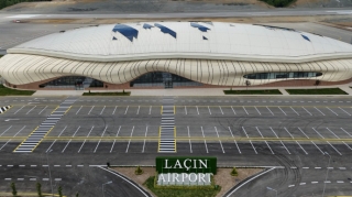 Laçın Beynəlxalq Hava Limanından - FOTO