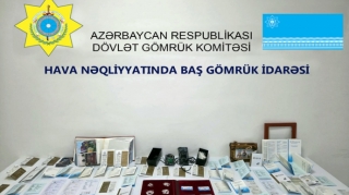 Gömrükdən 120 karat brilyantı qanunsuz keçirmək istədi 