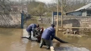 Yağışın yaratdığı fəsadlar aradan qaldırılır - VİDEO