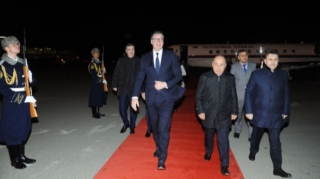 Aleksandar Vuçiç Azərbaycana işgüzar səfərə gəlib