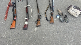 Sabirabadda qanunsuz ov etmək istəyən şəxslər saxlanılıb 