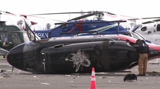 В США вертолет потерпел крушение после попытки угона 