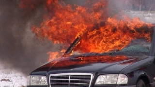 Bakı-Quba yolunda avtomobil yanıb - YENİLƏNİB