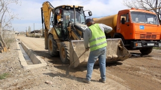 Ordubadın Kələntərdizə-Qoşadizə avtomobil yolunda əsaslı təmir-tikinti işləri aparılır - FOTO