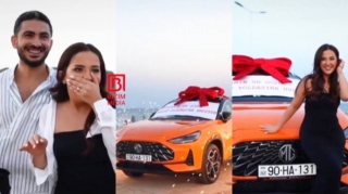 Azərbaycanlı fotoqraf xanımına 50 minlik avtomobil  hədiyyə etdi   - VİDEO - FOTO
