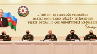 Daxili Qoşunların komandanı:  “Azad olunmuş ərazilərdə bütün tapşırıqlar icra edilib” - FOTO