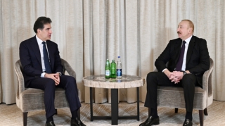 Prezident Bərzani ilə görüşdü - FOTOLAR 