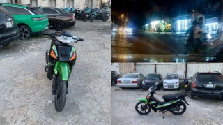 Xətai yol polisi təhlükə yaradan moped sürücüsünü CƏZALANDIRDI   - VİDEO