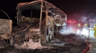 В Турции сгорел автобус: есть погибшие и пострадавшие  - ФОТО - ВИДЕО
