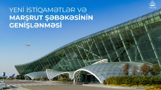 Heydər Əliyev Beynəlxalq Aeroportu sərnişinlərə yeni imkanlar təklif edir - FOTO