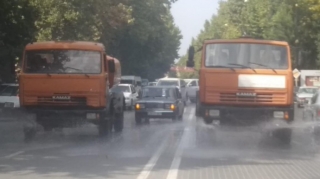 Oğuzda dezinfeksiya işləri aparılır