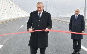 Prezident avtomobil tunelinin açılışını etdi - FOTO