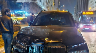 Bakıda zəncirvari yol qəzası baş verib - FOTO 