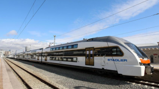 Kürdəmirə ilk sürət qatarı yola düşdü - FOTO 