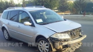 Cəlilabadda iki minik avtomobili toqquşub - FOTO