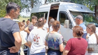 Ağdərə rayonunun Həsənriz kəndinə növbəti köç karvanı yola salındı - FOTO