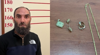 Qusar sakini Qubada evdən qızıl oğurlanmasına görə tutulub  - FOTO - VİDEO