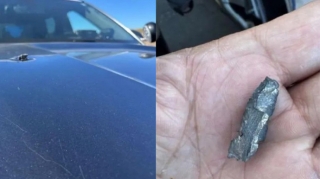 Vitse-prezidentin kortejinə mərmi qəlpəsi dəydi - FOTO