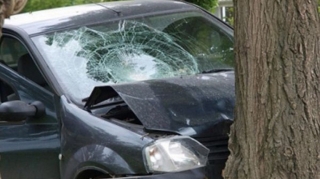 Qaxda bir nəfər yol qəzası zamanı xəsarət alıb