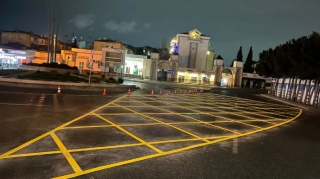 Bakıda davamlı sıxlıq olan daha bir ərazidə "sarı tor" tətbiq edildi - FOTO 