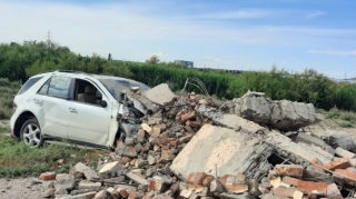 В Самухе врач умер за рулем от инфаркта, машина врезалась в забор  - ФОТО